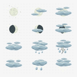 Night Weather Icon - Pattern