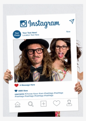 Instagram Selfie Frame Social Media Photo Prop For - Statue De La Liberté Thin Blue Line - Police Support