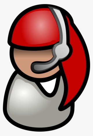 Headphone Clipart Man - Telephone Operator Clip Art