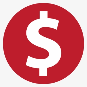 Red Dollar Sign Png - Dollar Sign Icon Red