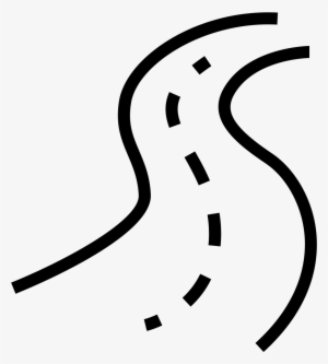 Road Icon Png - Carretera Recta Para Colorear