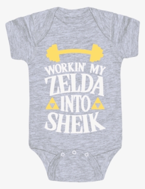 Workin' My Zelda Into Sheik Baby Onesy - Onesie