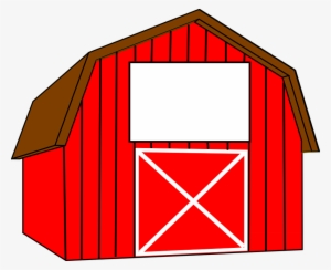 Fancy Red Barn Doors Clip Art And Cartoon Barn Red - Barn Clipart