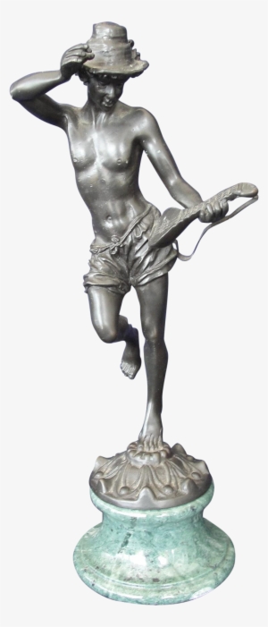 Bronze Sculpture Dancing Musician On Chairish - Sculpture