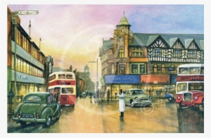Market Street Wigan Canvas - Wigan