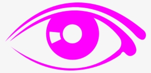 Eyeball Clipart Pink - Eye Clip Art Black And White