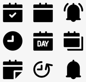 Time And Date Compilation - File Storage Icons