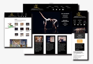 Loudoun Ballet Company Website - Graphic Design