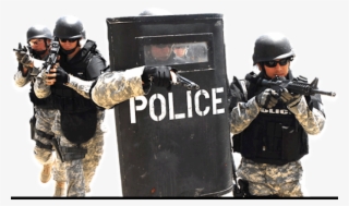 We Hear A Lot About Militarization Of The Police, But - Police Soldiers Png