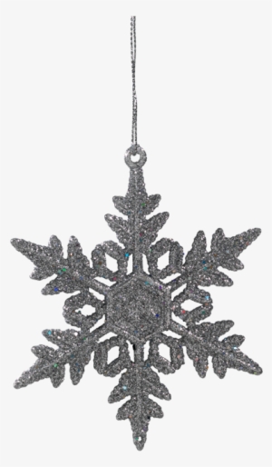 Snowflake With Silver Glimmer - Snowflake