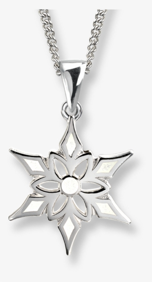 Nicole Barr Designs Sterling Silver Snowflake Necklace - Earring Png Transparent Background