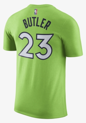 Minnesota Wolves Jimmy Butler Statement Player T-shirt - Neon Green Minnesota Timberwolves Jersey