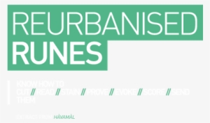 Reurbanised Runes // Typography - Venta De Plata Al Por Mayor