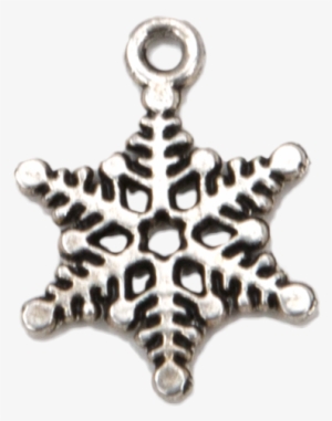 Silver Snowflake Charm - Modèles Perles Hama