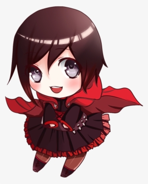 Render Chibi Ruby Rose By Nemi20 By Nemi20-d6rkbvw - Rwby Chibi Transparent Background