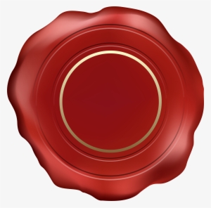 Red Wax Stamp Png Clipart Image - Red Stamp Seal Png