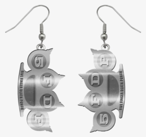 Brass Knuckle Earrings - 5fdp Earring