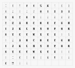 Top Secret Bold - Number