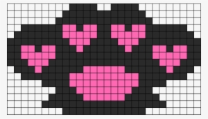 Love Brass Knuckles Perler Bead Pattern / Bead Sprite - Uchiha Bügelperlen