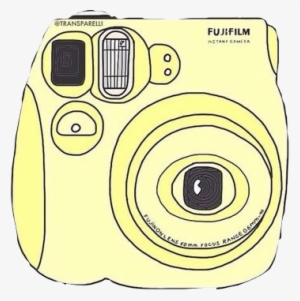 Digital Camera Clipart Polaroid Camera - Yellow Polaroid Camera Png