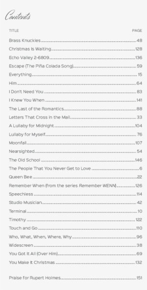 Product Thumbnail 1 - Table Of Contents