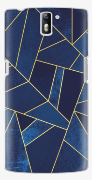 Blue Stone / Gold Lines