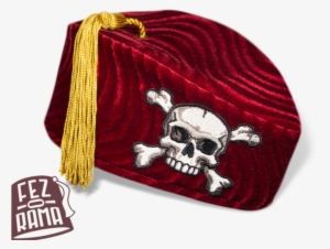 Red Crossbones Chapeau - Knit Cap