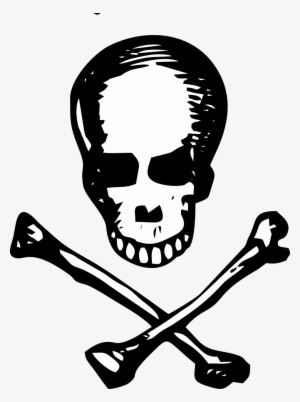 Vintage Black Poison Skull