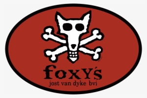 Foxy's Skull & Crossbones Euro Oval Sticker - Panneau Interdit De Fumer