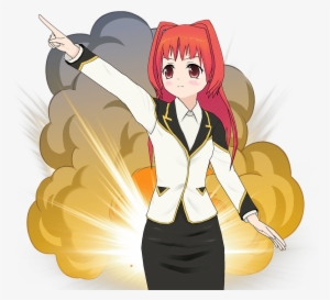 Anime Club - Moe Anime Girl Png