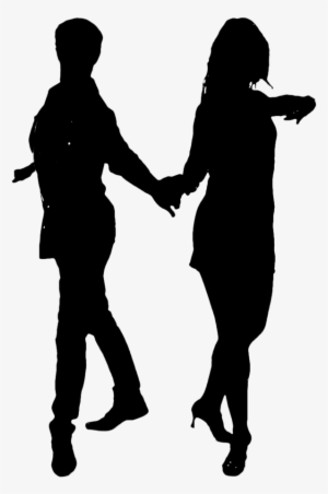 Running Person Silhouette Front