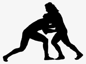 Free Png Sport Wrestling Silhouette Png Images Transparent - Portable Network Graphics