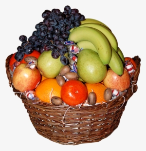 Premium Fruit Basket - Basket Of Berries Png