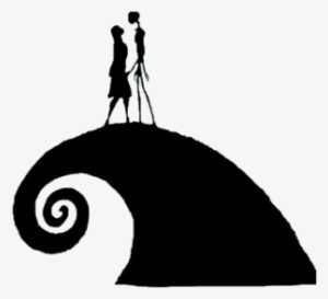 Silhouette - Jack Skellington And Sally Silhouette