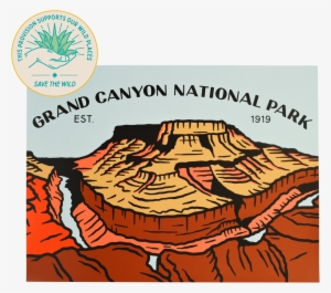 Grand Canyon National Park Print - Grand Canyon National Park Hat (flat)