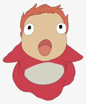 Ponyo Sticker - Ponyo Ghibli Studio Drawing Cute - 1024x904 PNG