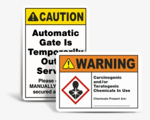 Custom Ansi-osha Safety Signs - Ansi Safety Signs