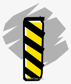 Caution Signs Royalty Free Vector Clip Art Illustration - Graphic Design