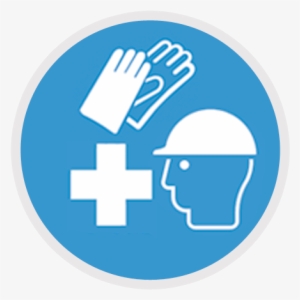 Safety Icon Clipart - Wear Safety Helmet Signage