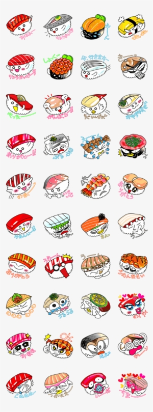 Sell Line Stickers Sushi Ponyo - Line
