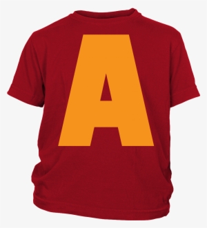 Letter A Alvin And The Chipmunks Style Youth T-shirt - I'm Sassy Like My Aunt - Youth Shirt
