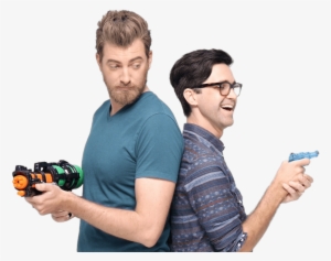 Good Mythical Morning Water Fight Png - Rhett And Link 2007