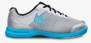 Brunswick Fuze Silver/blue Sky - Brunswick Mens Fuze Bowling Shoes