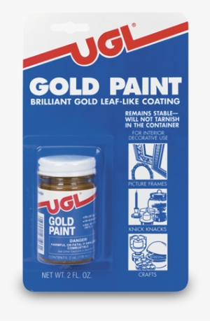 Ugl® Gold Paint - Ugl 23503 2oz Gold Paint Brilliant Gold Leaf-like Coating