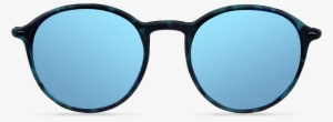 Blue Sky Reflective Rounds - Glasses