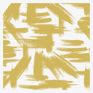 Gold Paint Brush On White Paper - Paintbrush