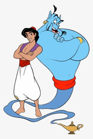 Aladdin And Genie - Aladdin Y El Genio