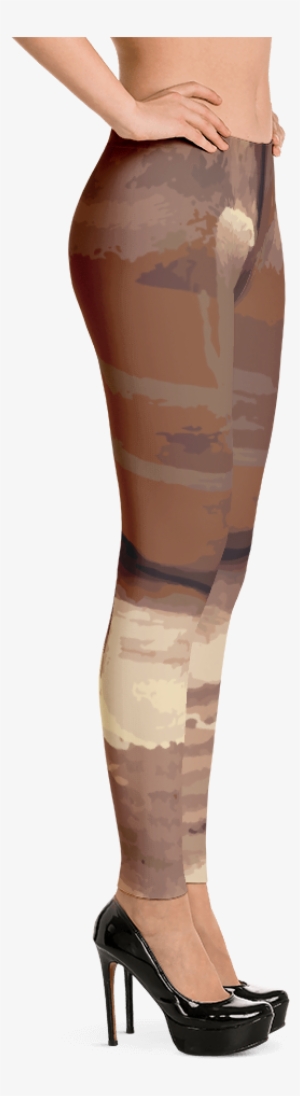 Gold Paint Fine Art Leggings - Brindle Frenchie Likes To Go For A Walk To Meet Some