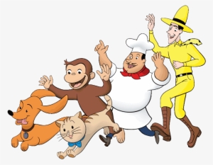 Curious George Clipart Friend Banner Transparent - Curious George All Characters