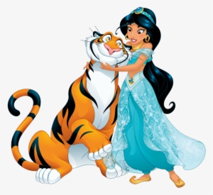 Aladdin Jasmine 8 Png - Disney Jasmine And Rajah